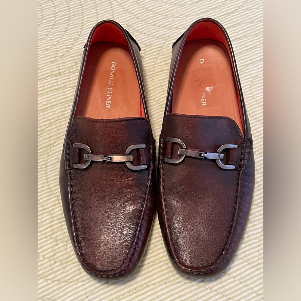 Donald Pliner Victor Driving Loafer in Cognac